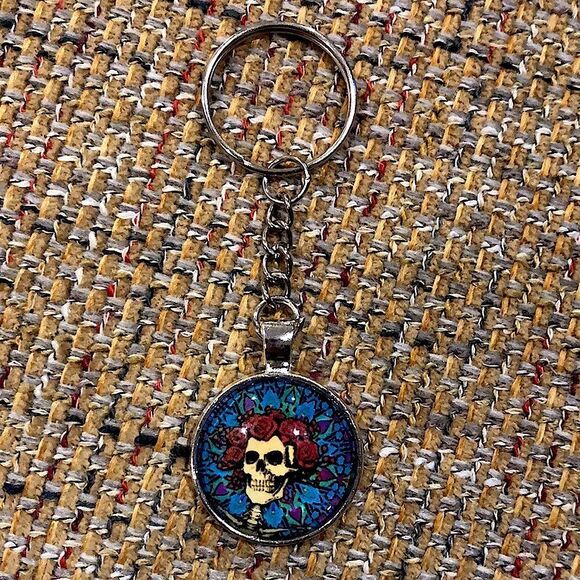 W BUYITWHENFOUND Custom Grateful Dead Keychains BERTHA KEYCHAIN - Picture 2 of 6